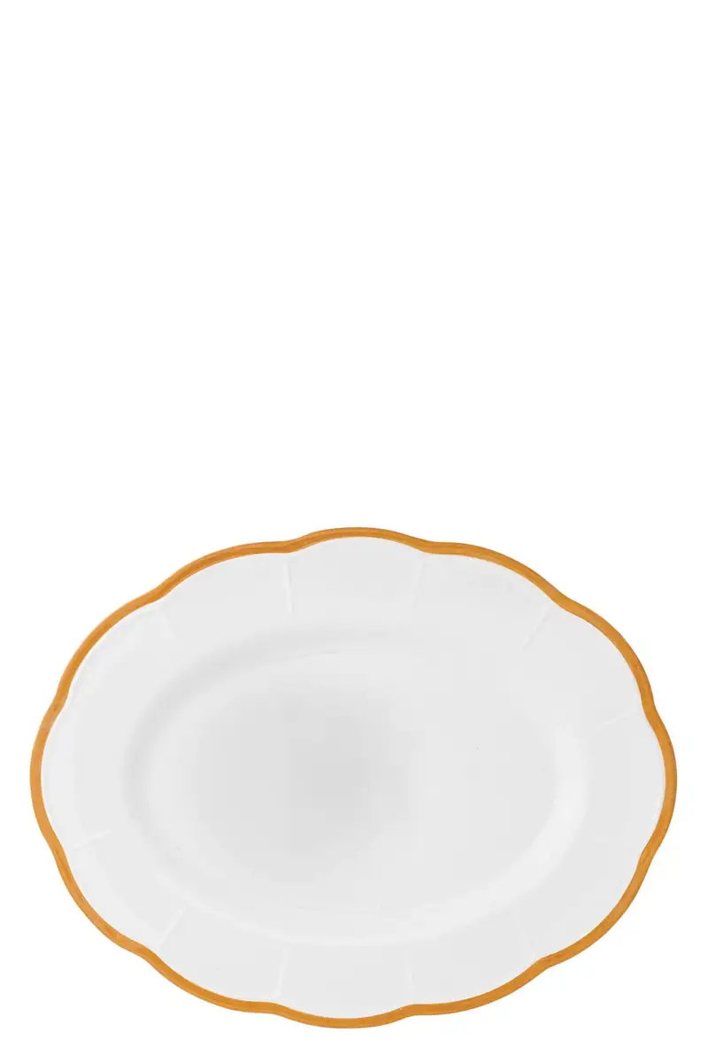 Piatto Da Portata 'Petalo' ⌀ 36 Cm Giallo