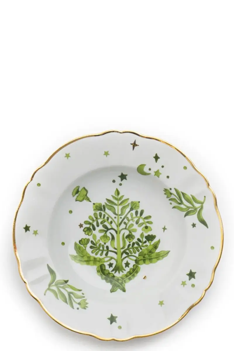 Piatto Fondo Floreale ⌀ 23 Cm Multi