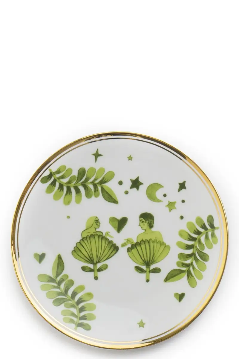 Piatto Pane 'La Tavola Scomposta' ⌀ 17 Cm Verde