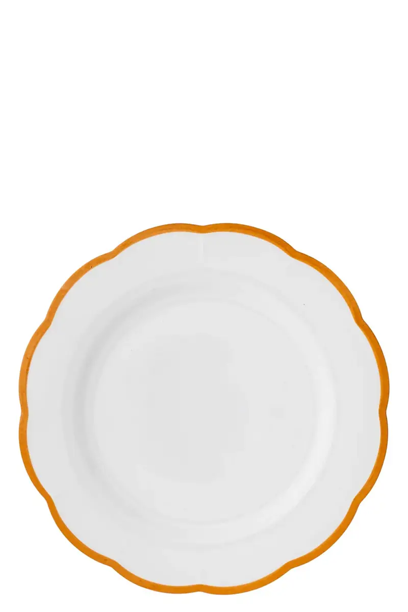 Piatto Piano 'Petalo' ⌀ 27,5 Cm Arancione