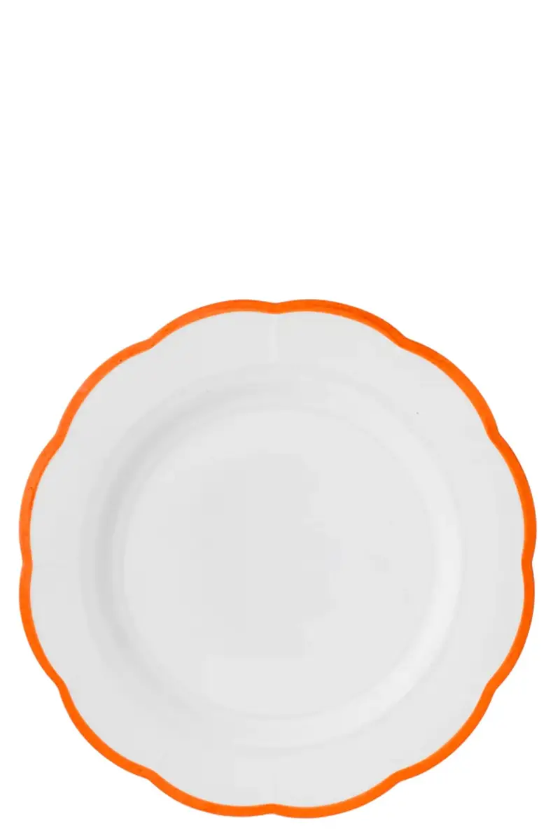 Piatto Piano 'Petalo' ⌀ 27,5 Cm Arancione