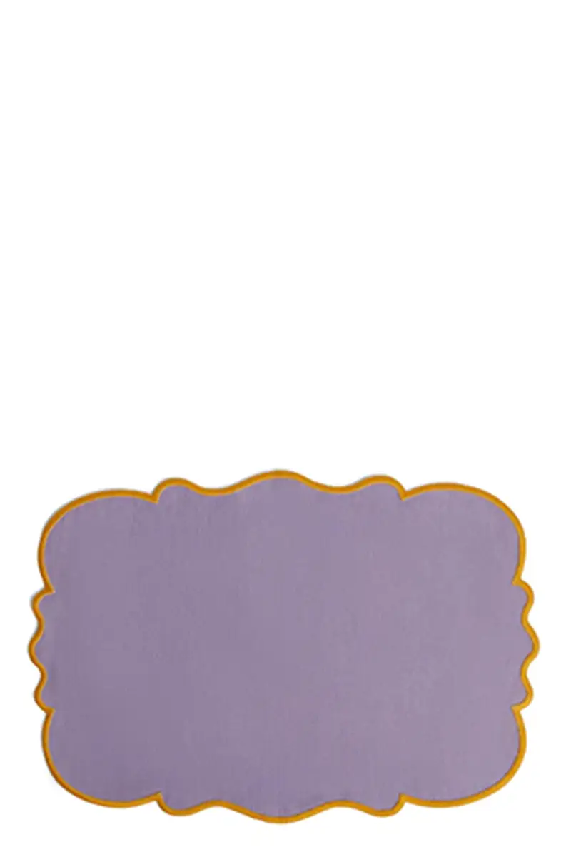 Set 2 Tovagliette Bordo Smerlato Viola