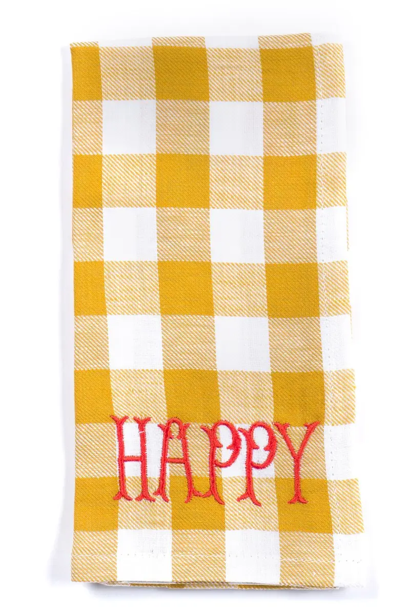 Tovagliolo 'Happy' Giallo