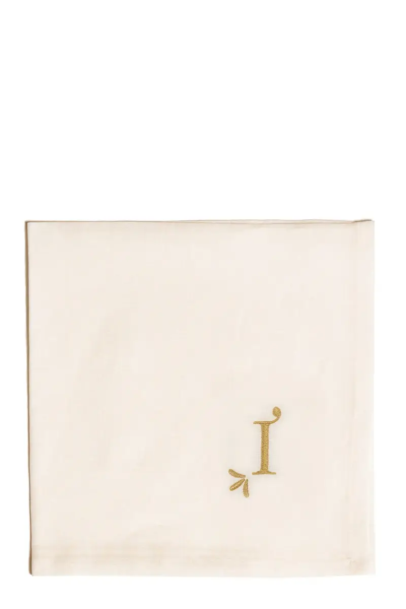 Tovagliolo Lettera 'I' Bianco