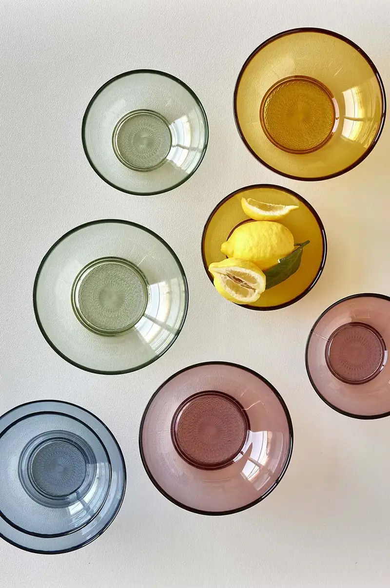 set ciotole Kusintha 20 cm pacco da 4 Giallo miniatura 4