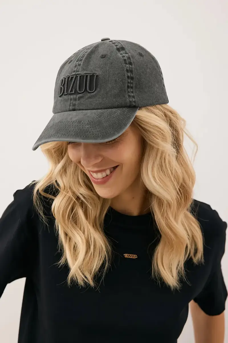 berretto da baseball in cotone ZANE Grigio