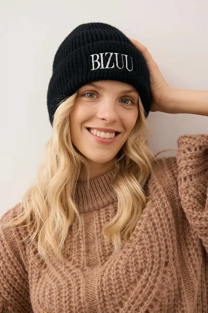 cappello con lana ROYU Nero