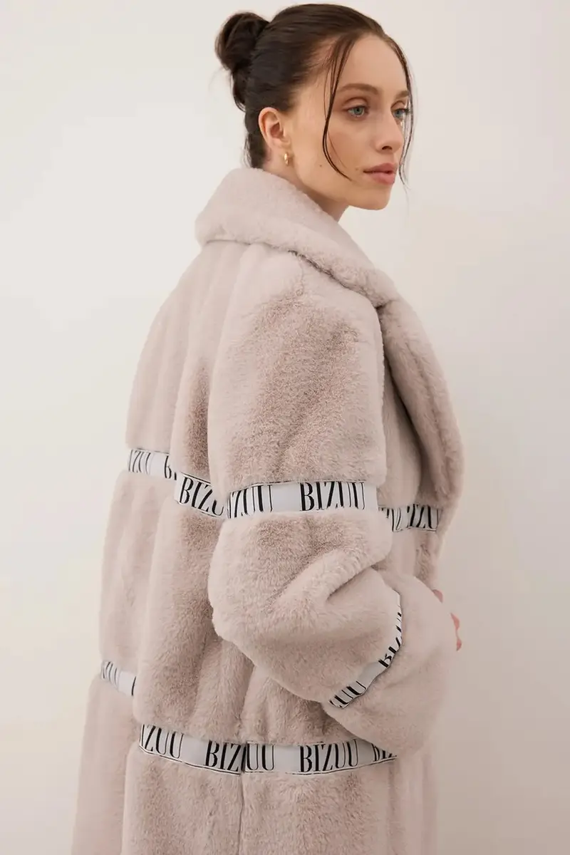 cappotto FLORENCE colore beige FLORENCE BEŻOWY miniatura 3