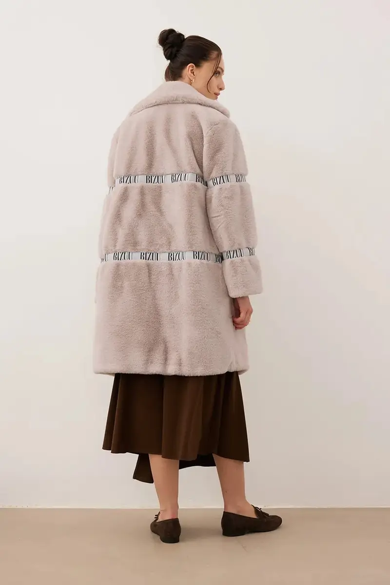 cappotto FLORENCE colore beige FLORENCE BEŻOWY miniatura 4