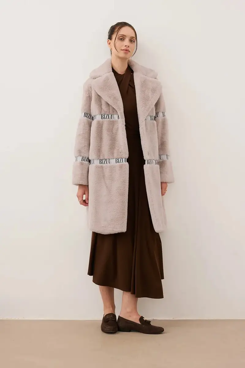 cappotto FLORENCE colore beige FLORENCE BEŻOWY miniatura 5