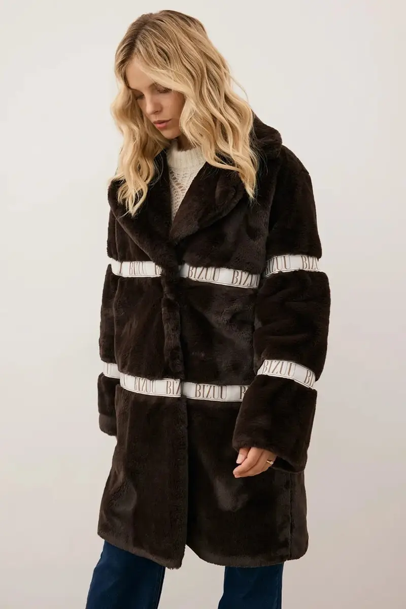 cappotto FLORENCE colore marrone FLORENCE BRĄZOWY miniatura 2