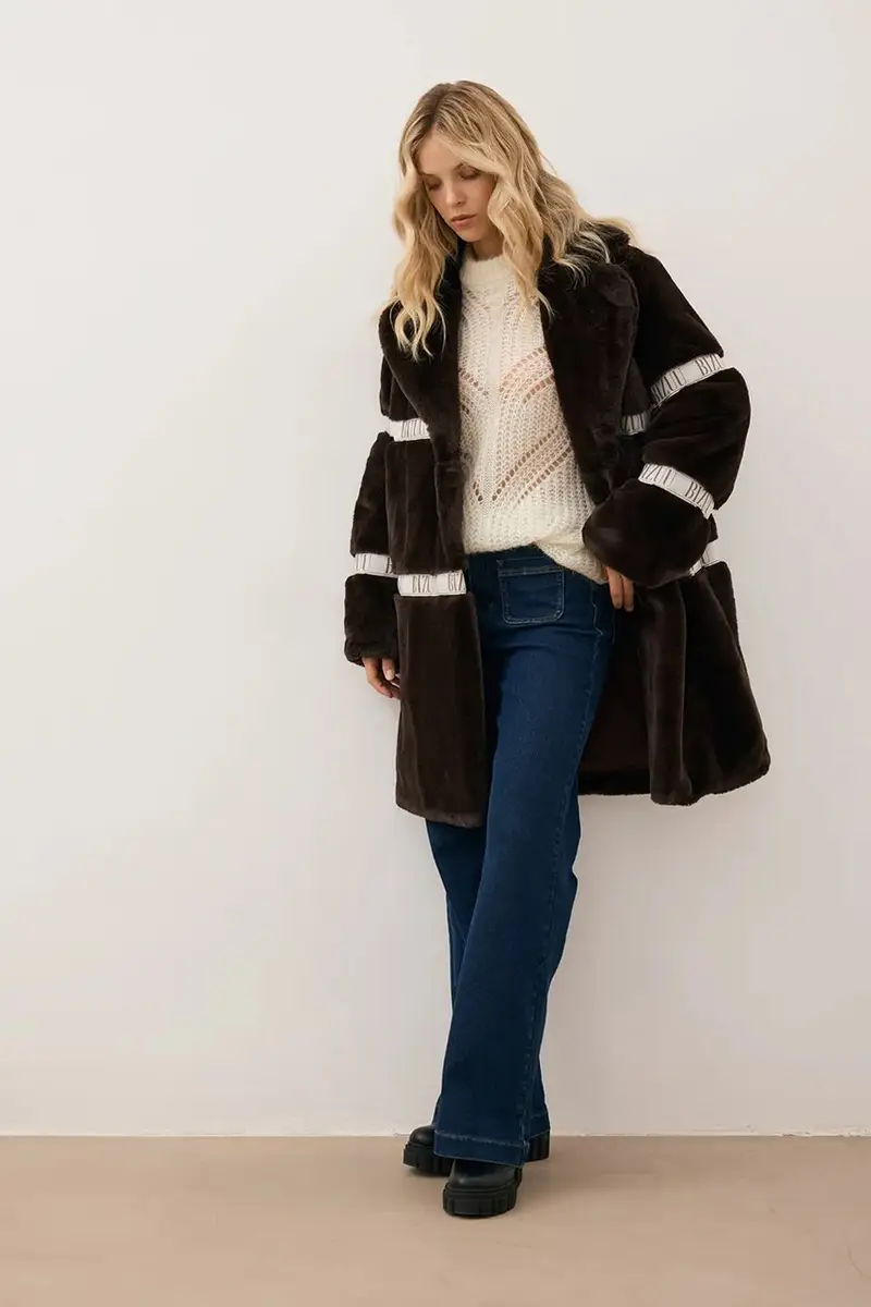 cappotto FLORENCE colore marrone FLORENCE BRĄZOWY miniatura 5