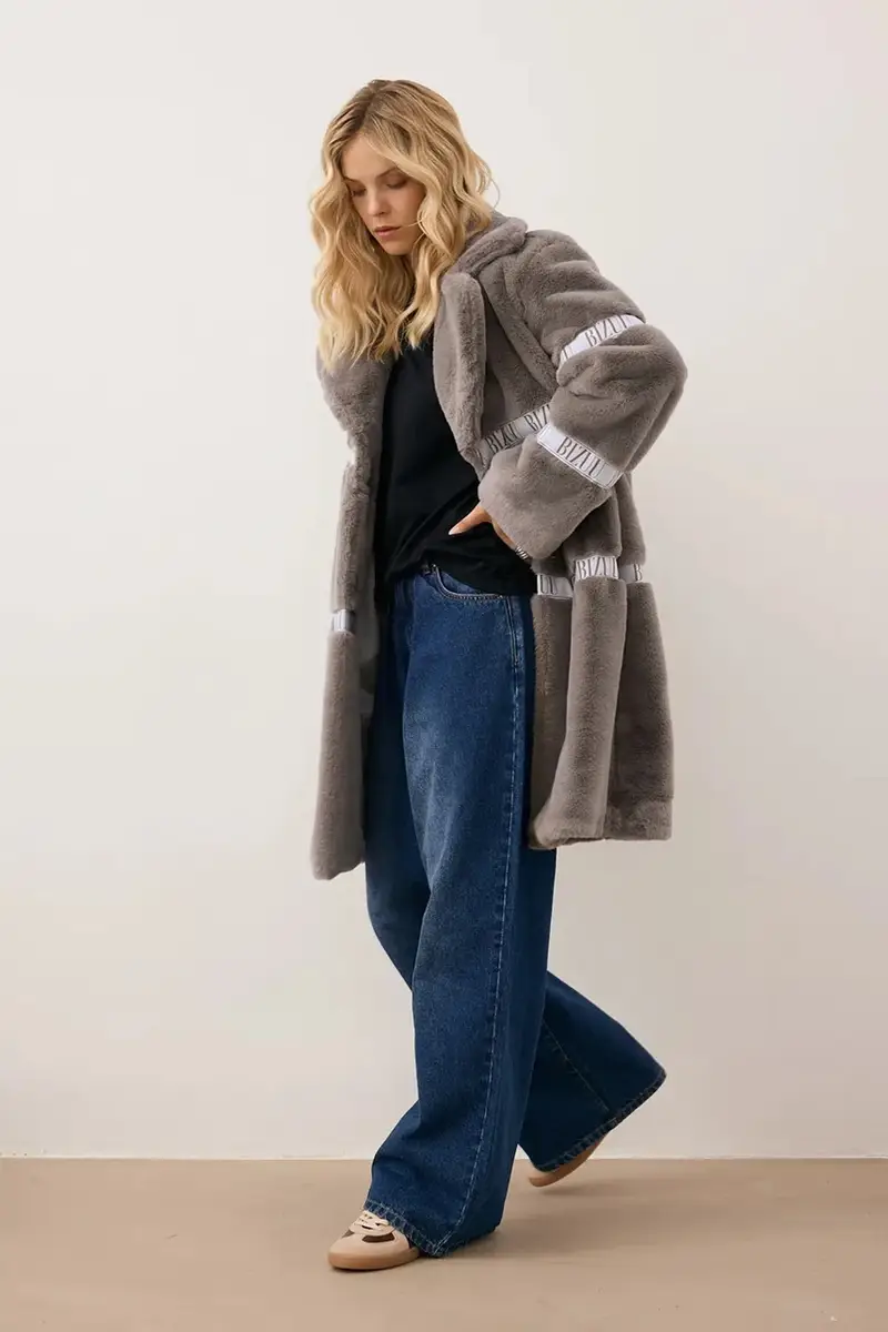 cappotto FLORENCE colore marrone FLORENCE TAUPE miniatura 4