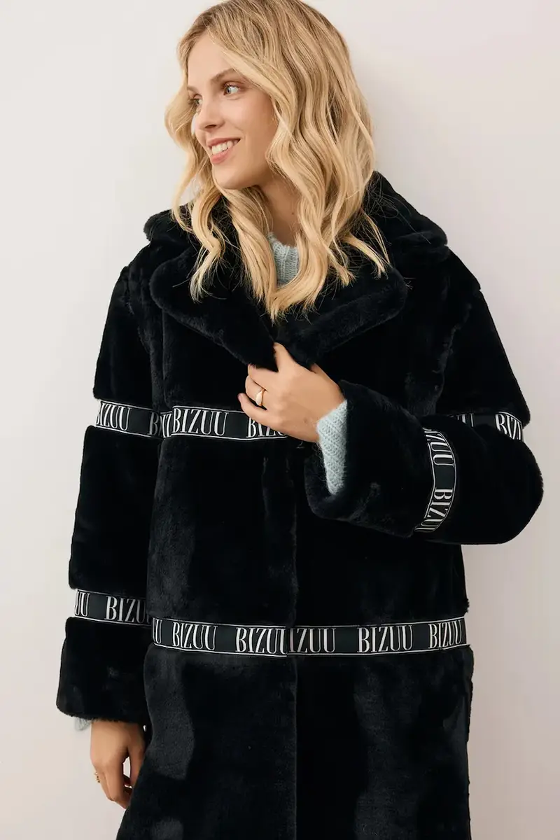 cappotto FLORENCE colore nero FLORENCE CZARNY miniatura 2