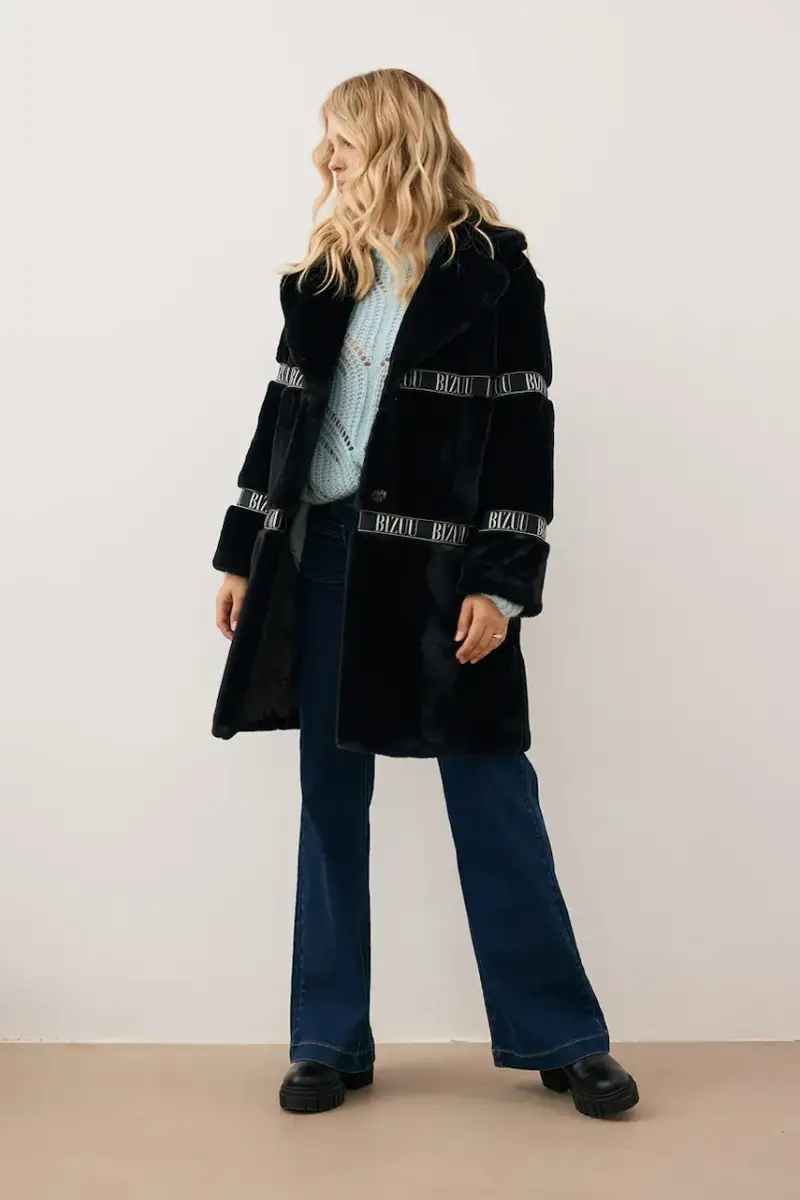 cappotto FLORENCE colore nero FLORENCE CZARNY miniatura 3