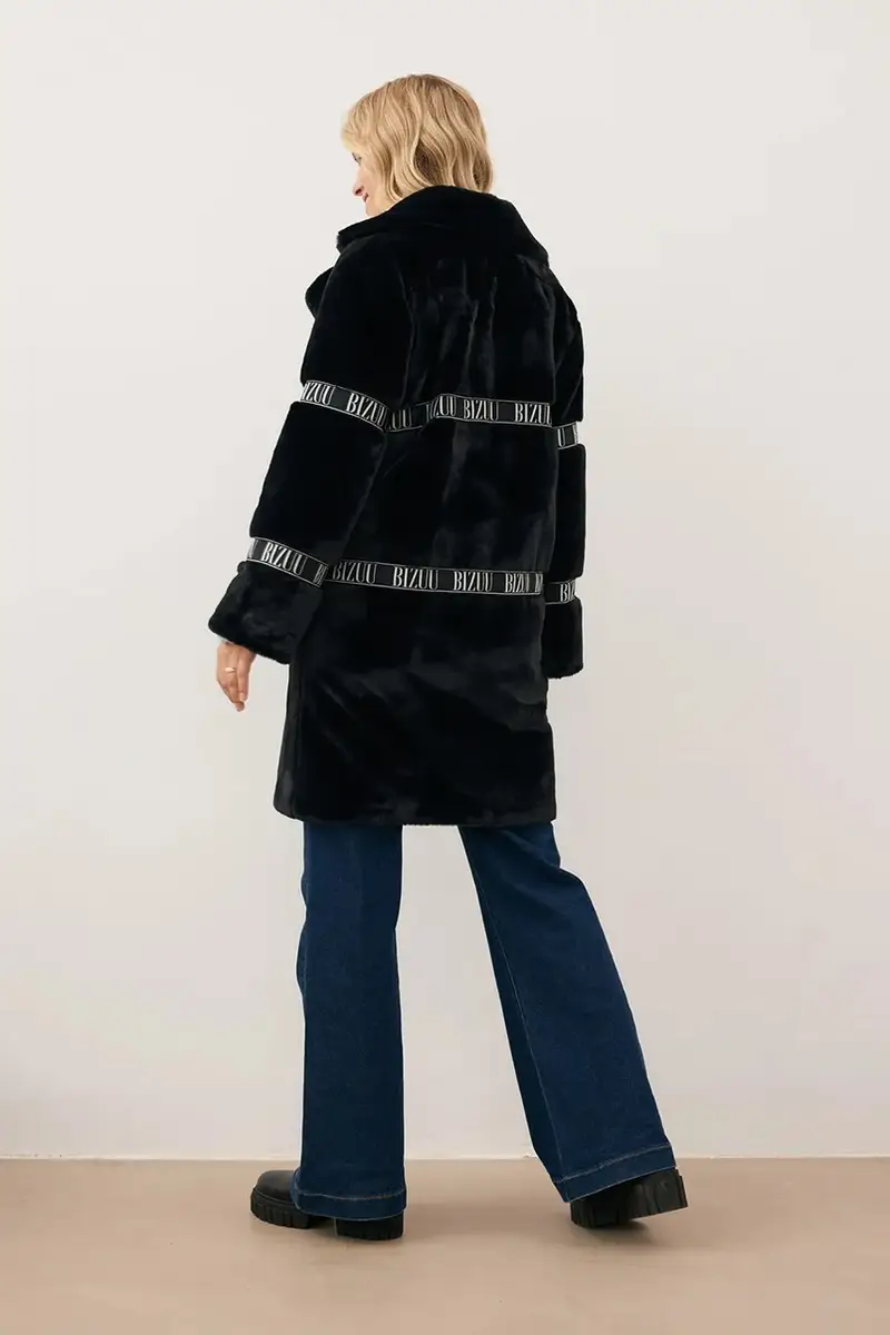 cappotto FLORENCE colore nero FLORENCE CZARNY miniatura 4