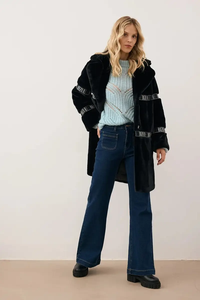 cappotto FLORENCE colore nero FLORENCE CZARNY miniatura 5