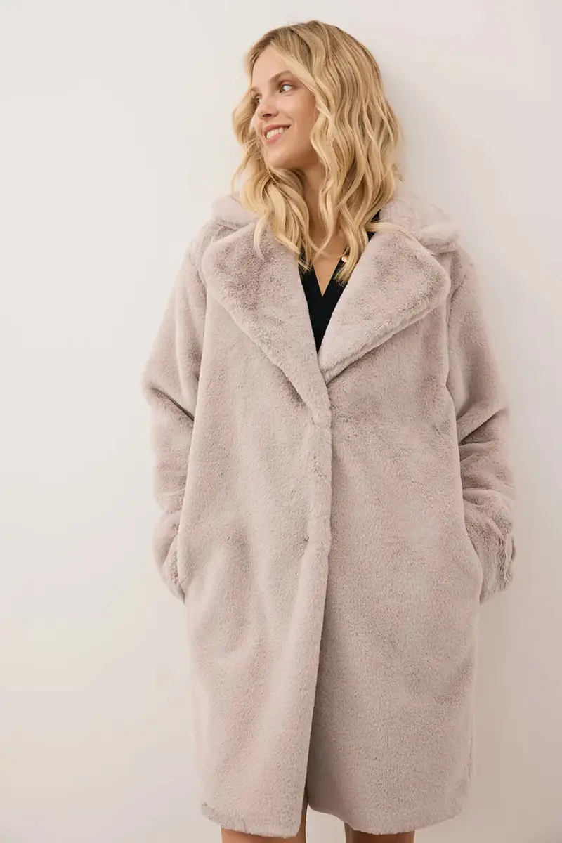 cappotto ROMA colore beige ROMA BEŻOWY miniatura 2