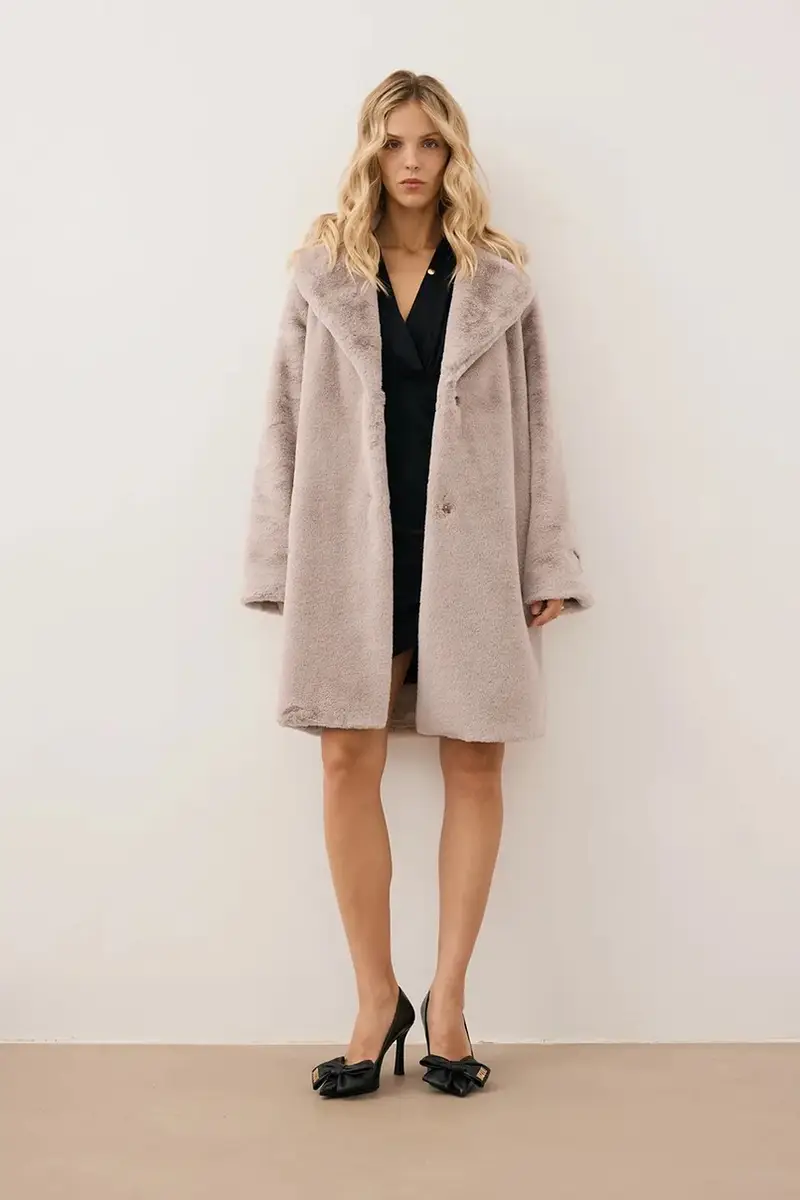 cappotto ROMA colore beige ROMA BEŻOWY miniatura 5