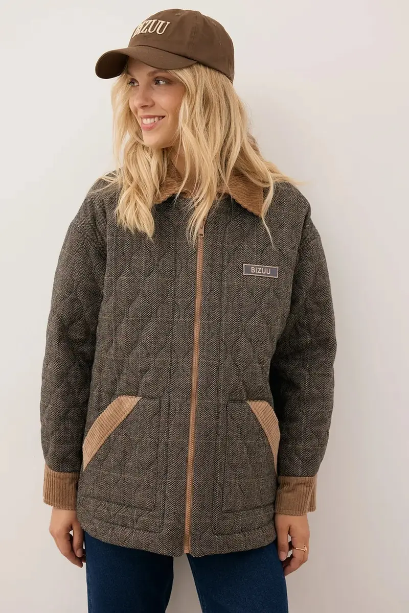 giacca BAIONA colore marrone BAIONA BRĄZOWY miniatura 2