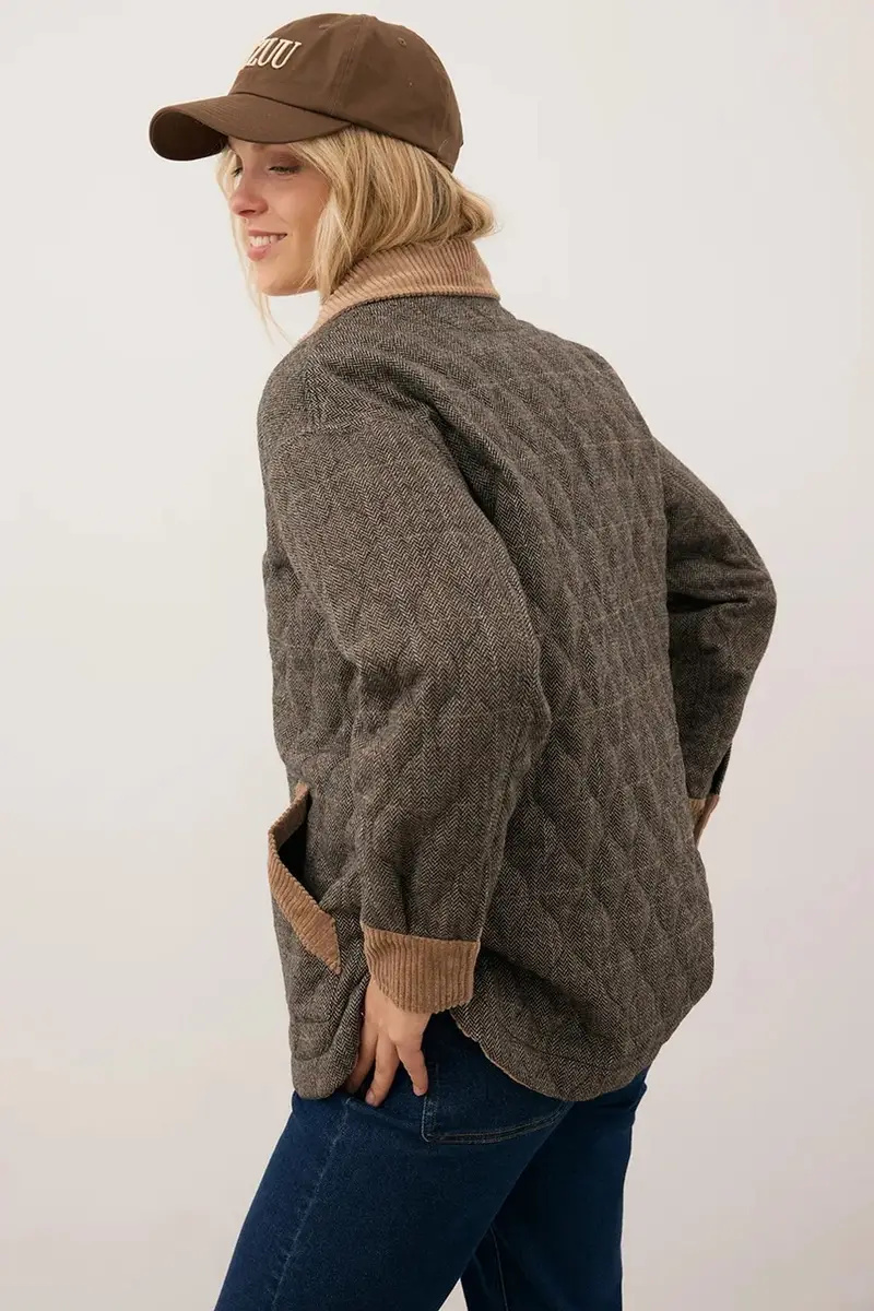 giacca BAIONA colore marrone BAIONA BRĄZOWY miniatura 4