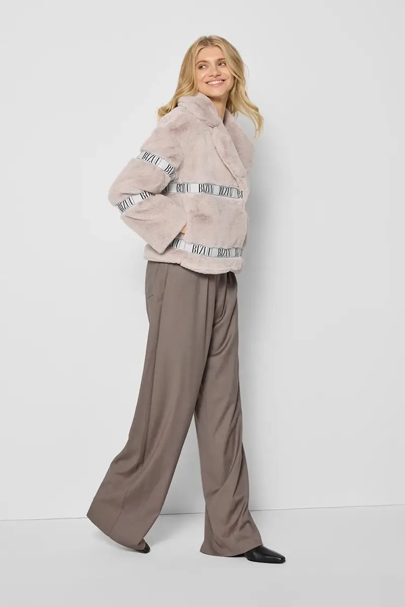 giacca GREGORIA colore beige GREGORIA BEŻOWY miniatura 5