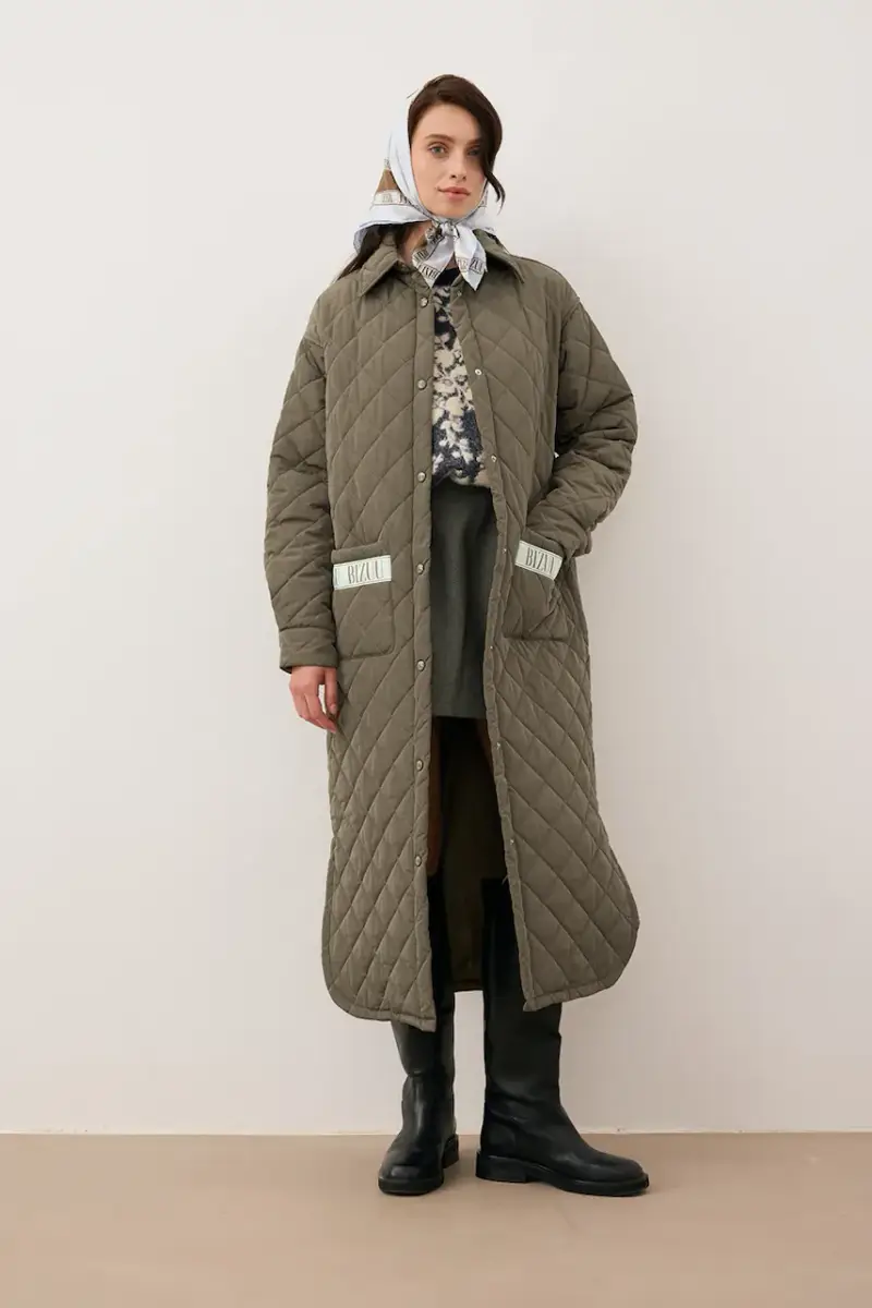 giacca MAREVIA colore verde MAREVIA KHAKI miniatura 2