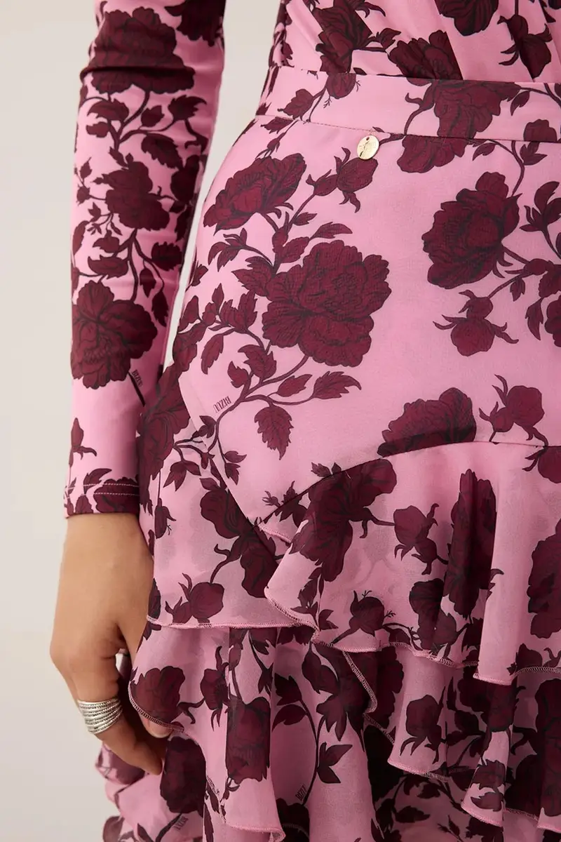 gonna CANDICE colore rosa CANDICE RÓŻOWY miniatura 5