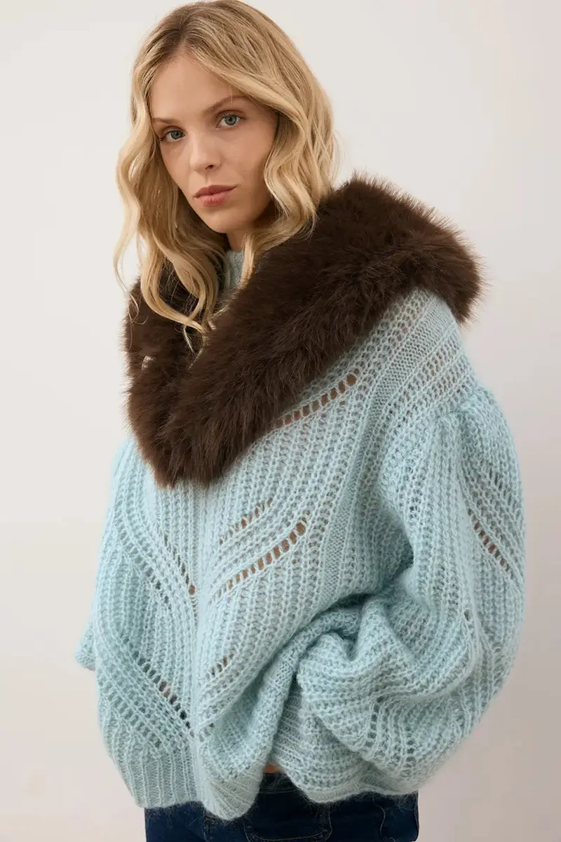 sciarpa FLOOFU Marrone miniatura 4