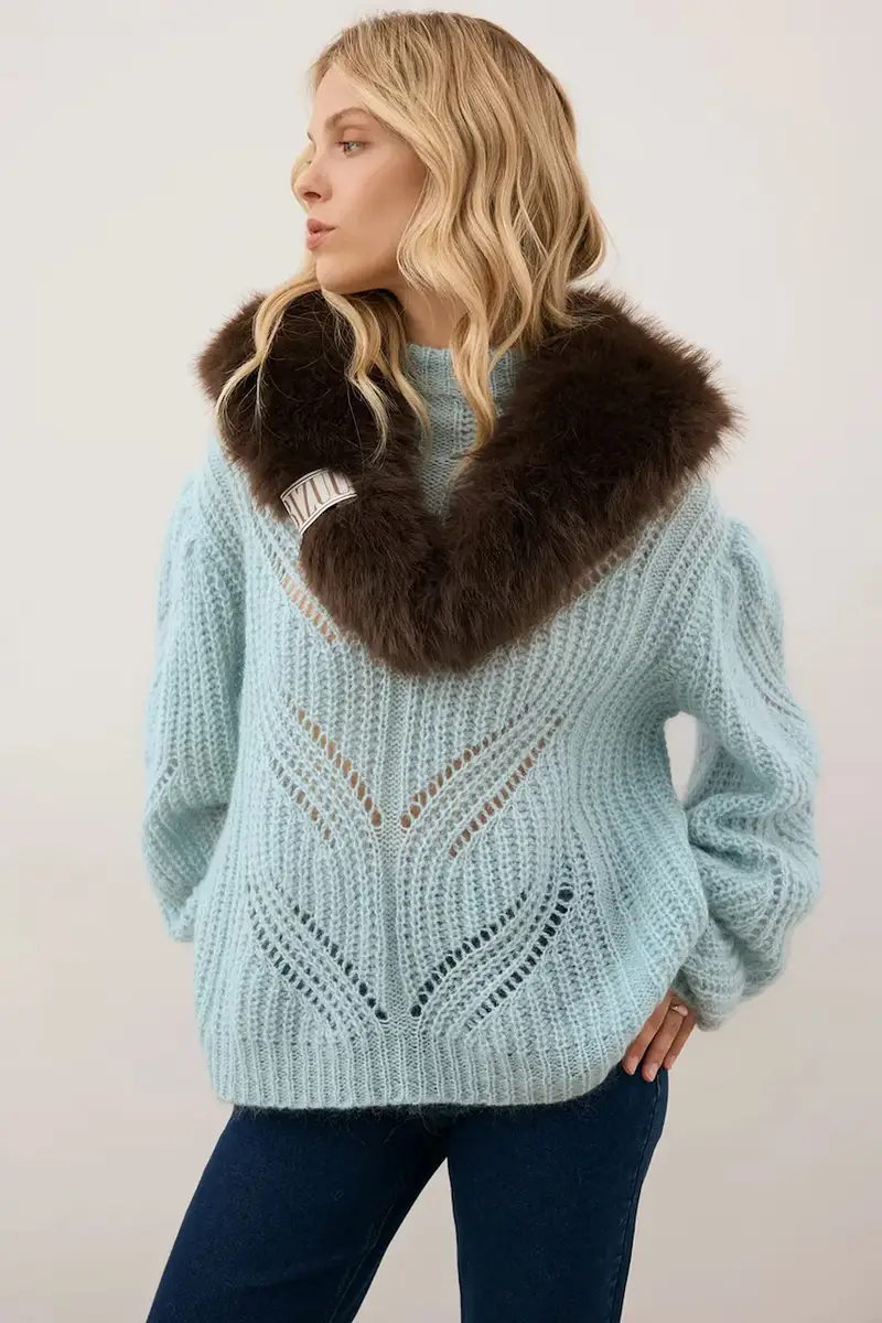 sciarpa FLOOFU Marrone