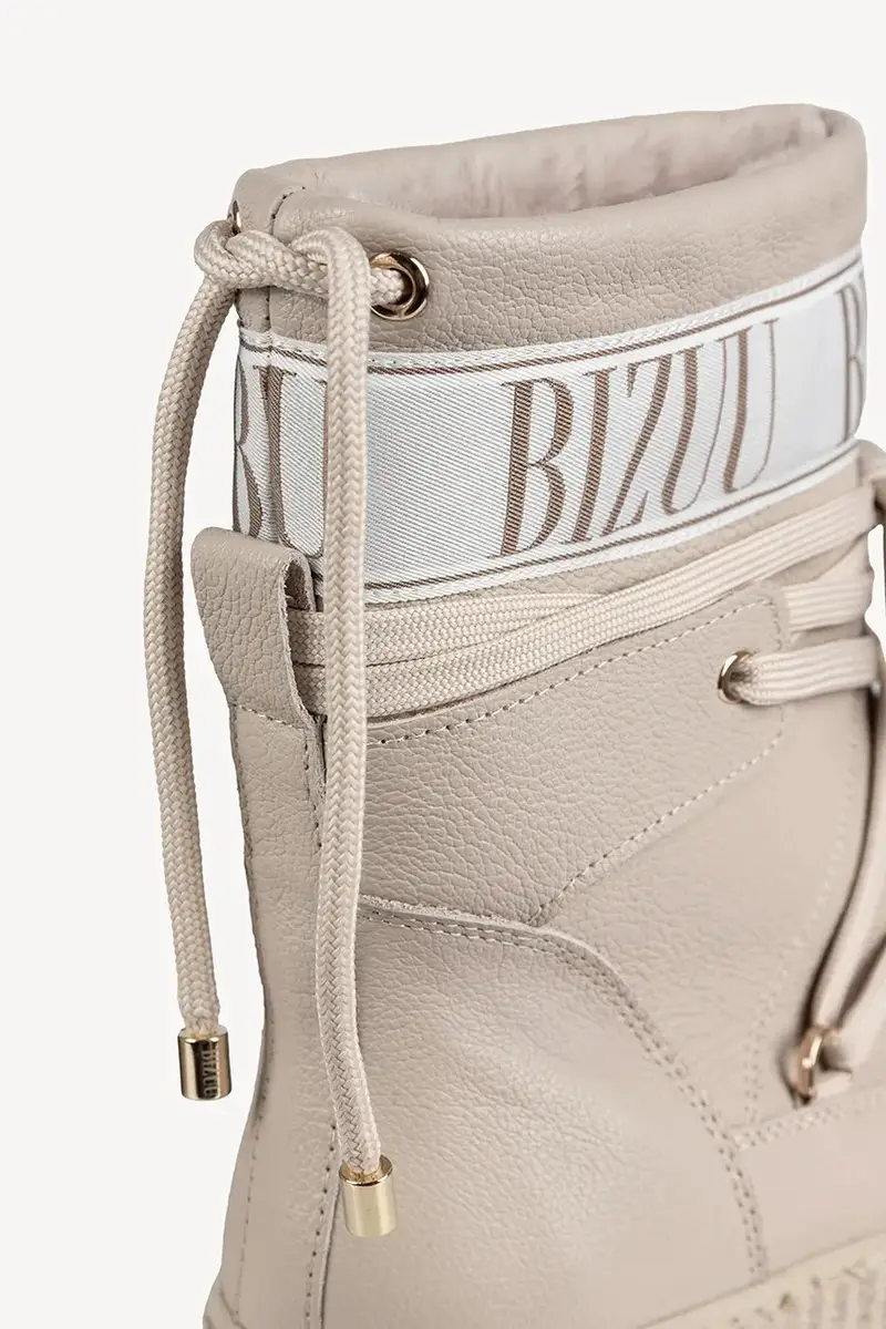 stivali da neve in pelle colore beige ESPEN miniatura 4