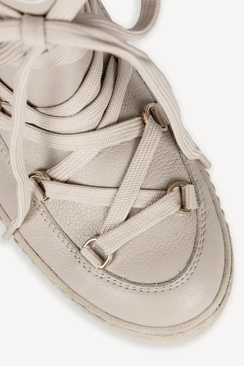 stivali da neve in pelle colore beige ESPEN miniatura 5