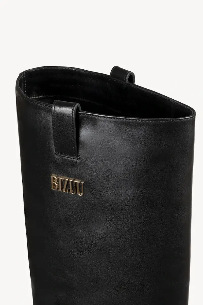 stivali in pelle Nero miniatura 4