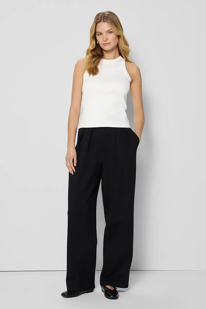 top in cotone ALEXIN colore beige ALEXIN KREMOWY miniatura 3