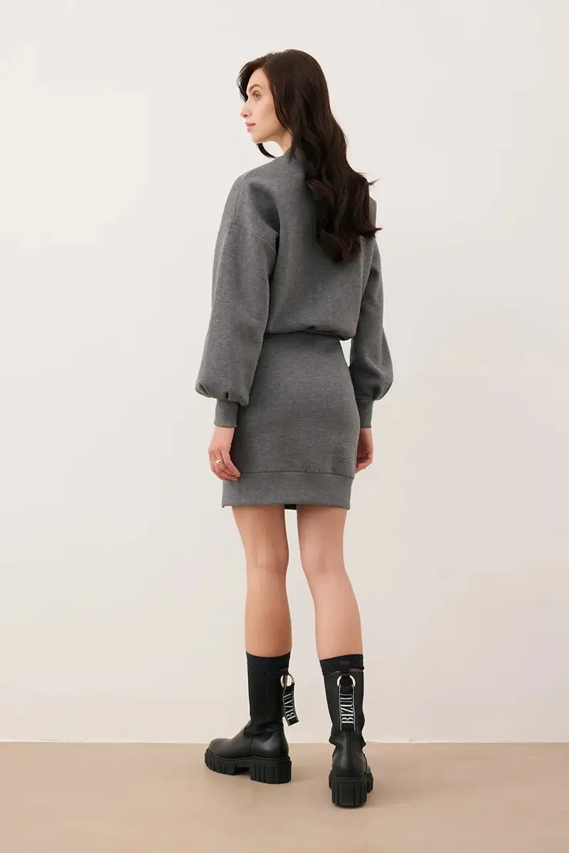 vestito CAGLIARI colore grigio CAGLIARI GRAFITOWY miniatura 4