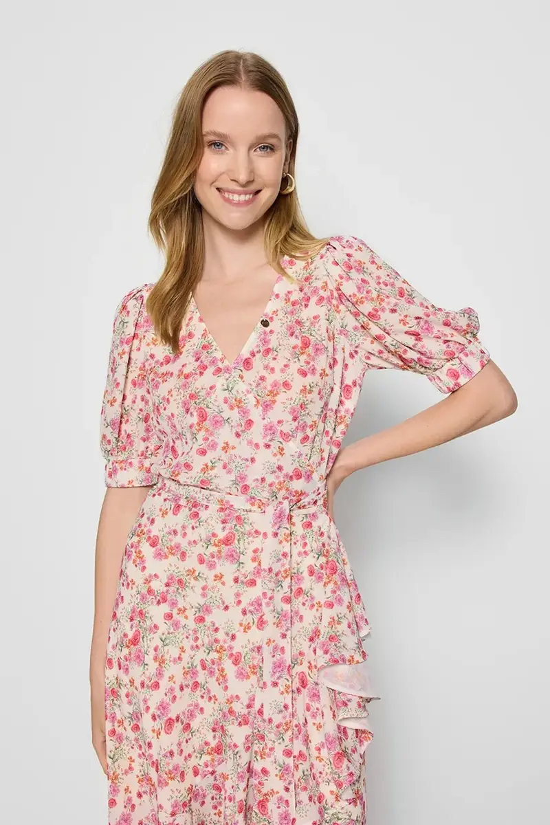 vestito ISLAY colore rosa ISLAY MULTIKOLOR miniatura 2