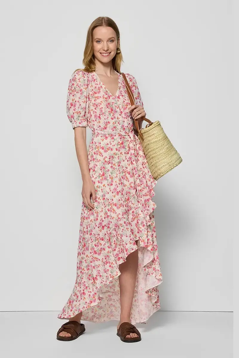 vestito ISLAY colore rosa ISLAY MULTIKOLOR miniatura 4