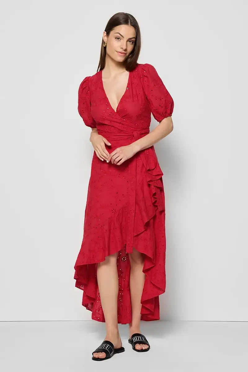 vestito MONARDA colore rosso MONARDA CZERWONY miniatura 2