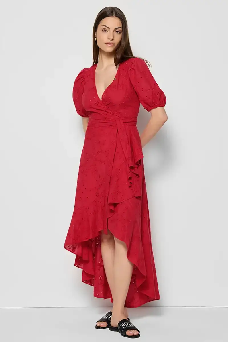 vestito MONARDA colore rosso MONARDA CZERWONY