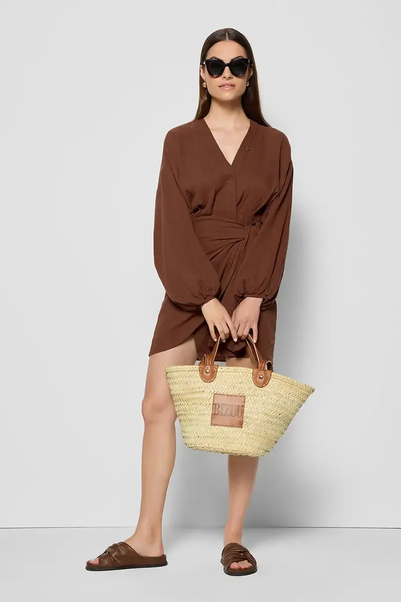 vestito MOULINS colore marrone MOULINS BRĄZOWY miniatura 5