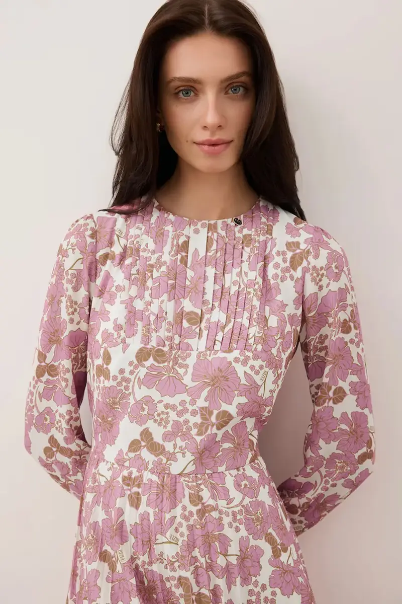 vestito NYLA colore rosa NYLA RÓŻOWY miniatura 3