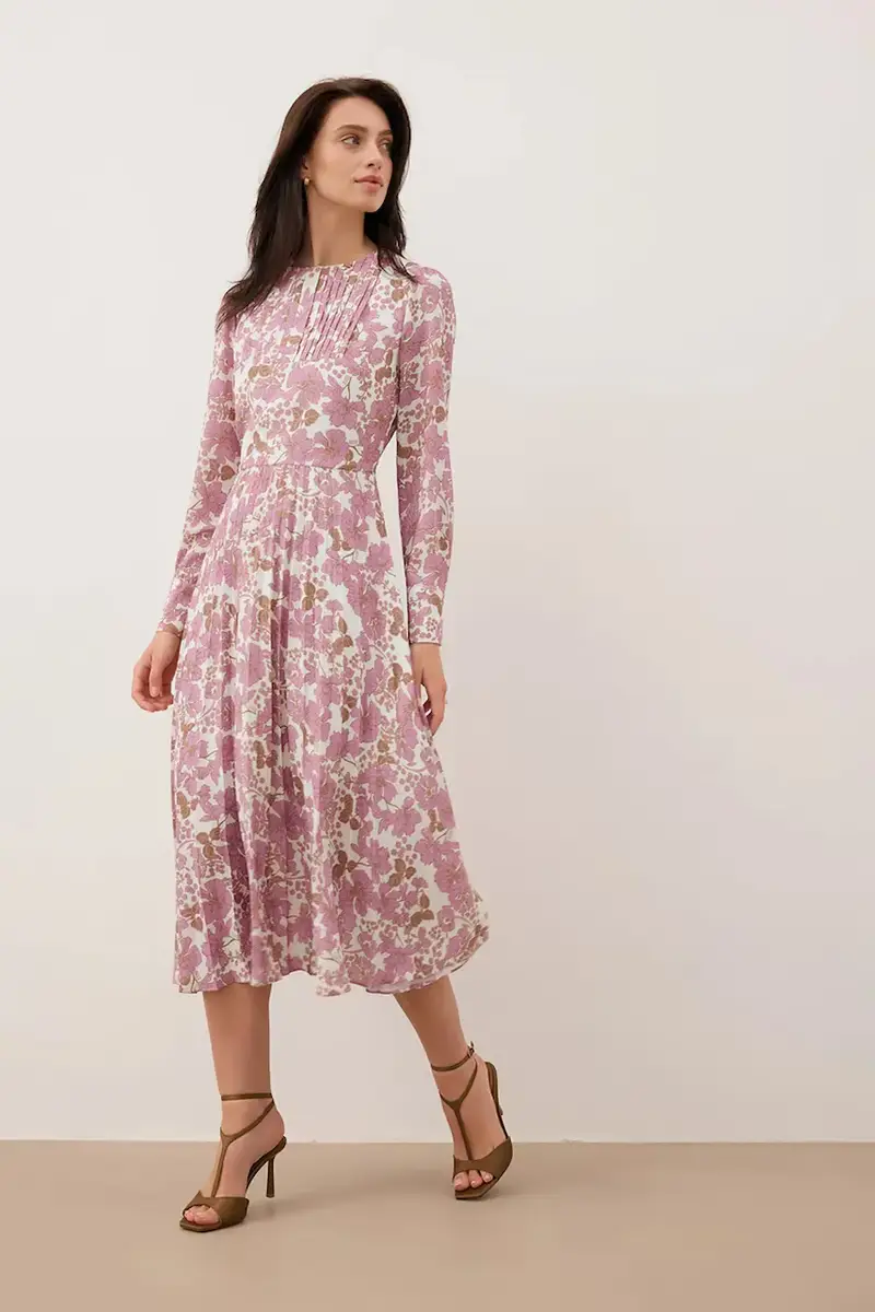 vestito NYLA colore rosa NYLA RÓŻOWY miniatura 4