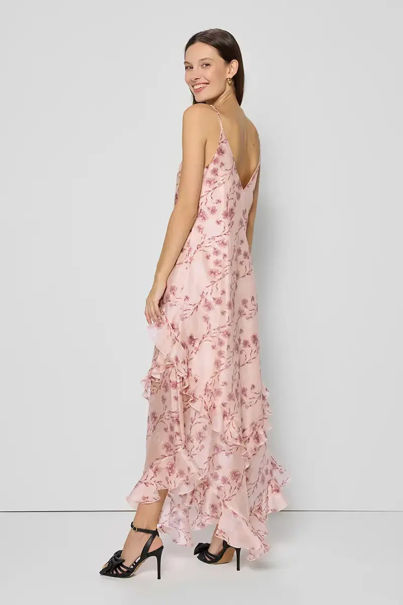 vestito PATRICA colore beige PATRICA BEŻOWY miniatura 4