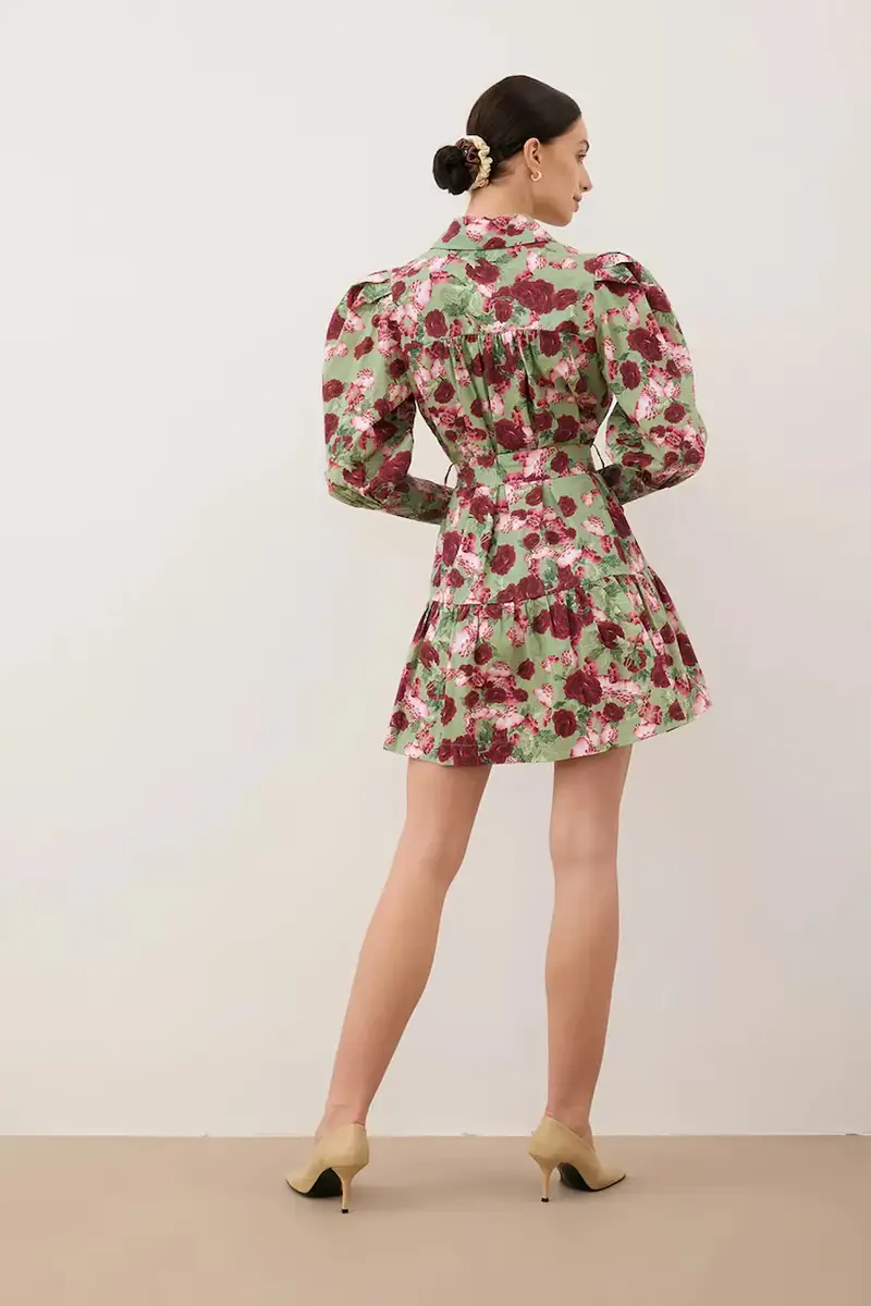 vestito SOREZIA colore verde SOREZIA ZIELONY miniatura 3