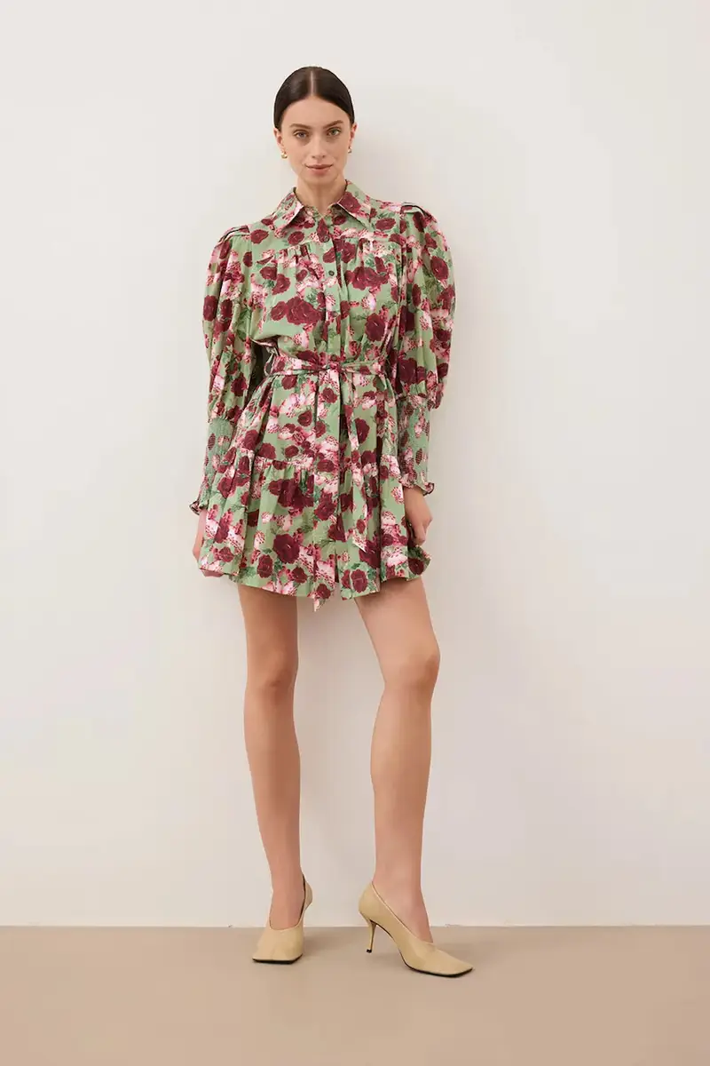 vestito SOREZIA colore verde SOREZIA ZIELONY miniatura 4