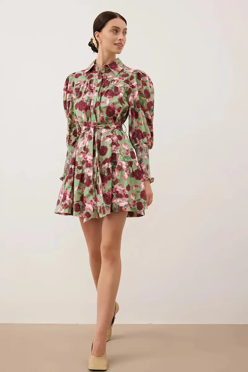 vestito SOREZIA colore verde SOREZIA ZIELONY