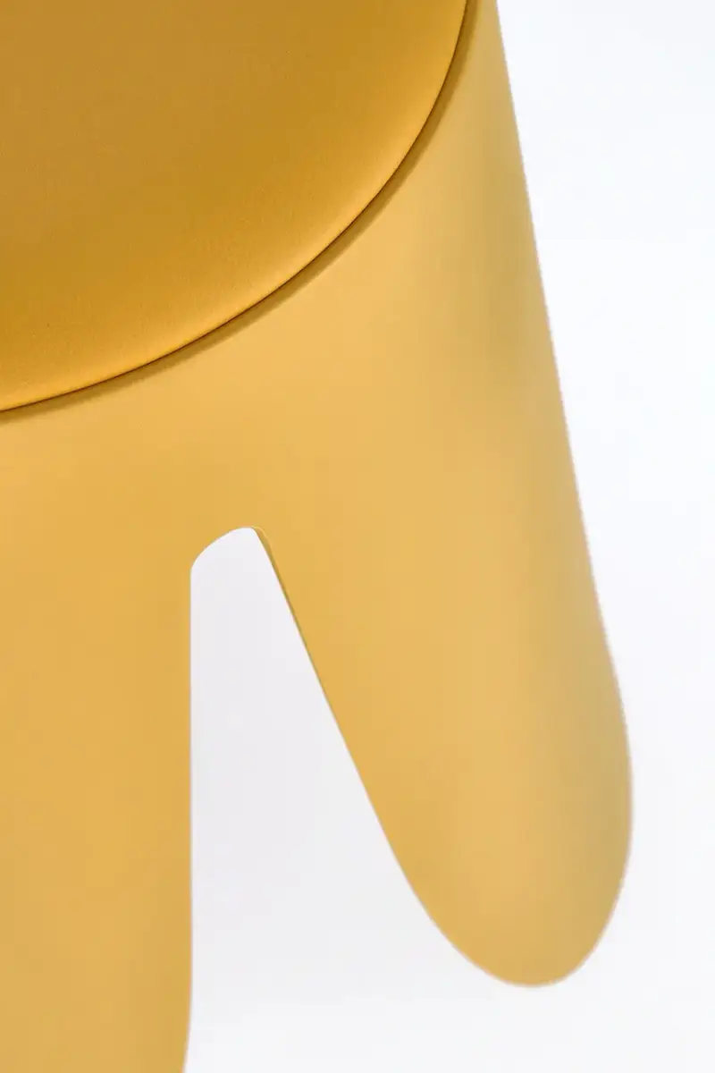 sgabello Imogen 37 x 47 cm colore giallo miniatura 3