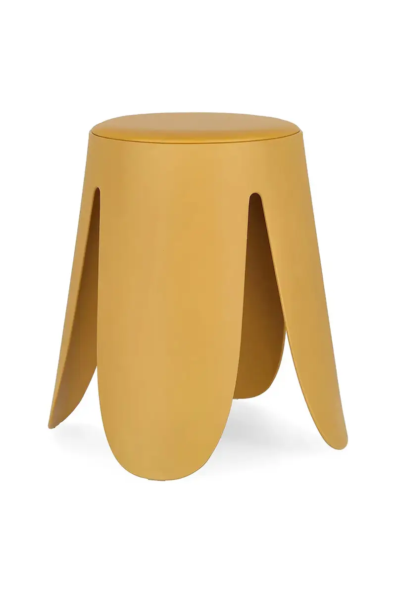 sgabello Imogen 37 x 47 cm colore giallo
