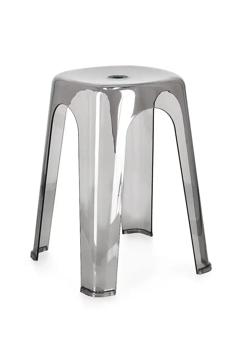 sgabello Sonny 34,5 x 34,5 x 46,5 cm colore trasparente Transparente