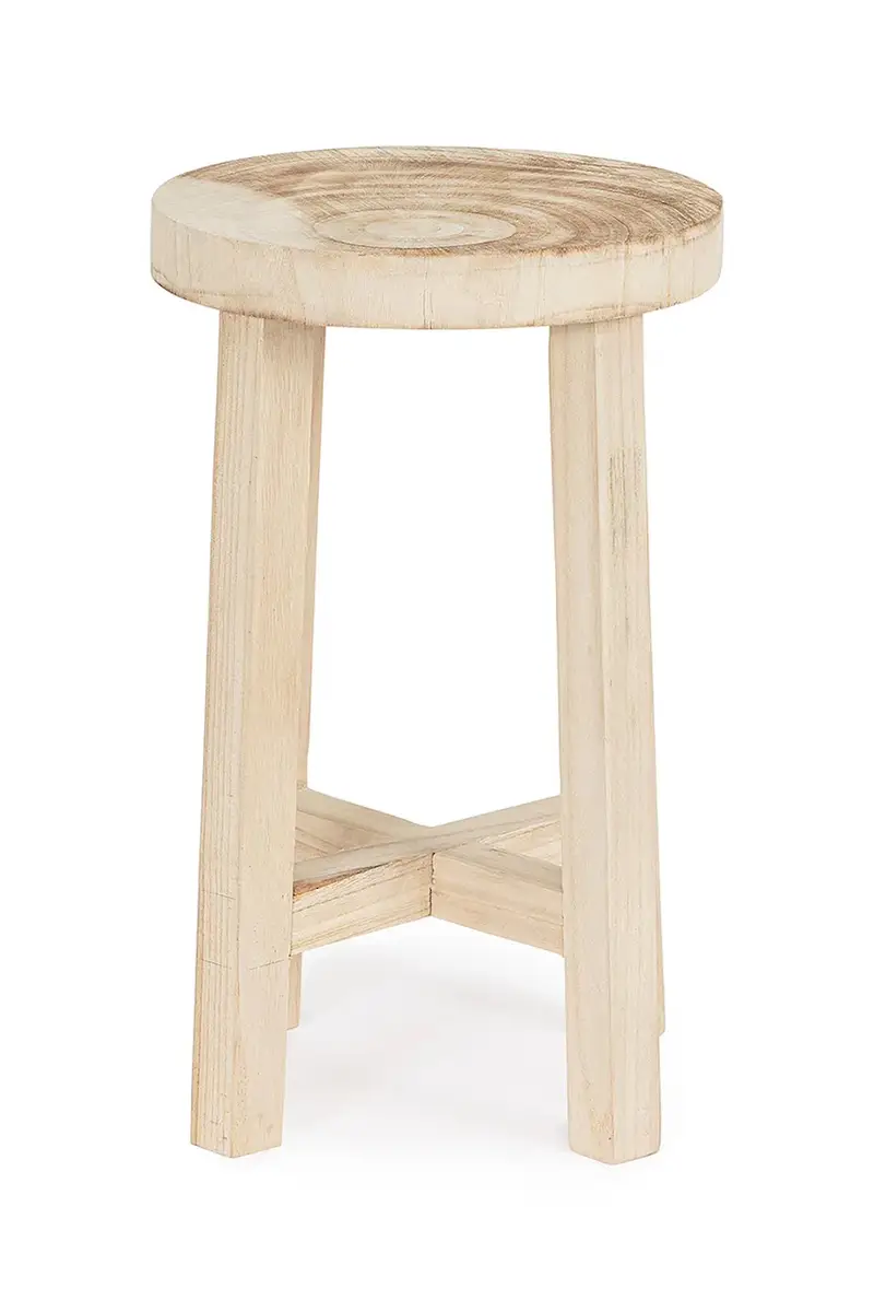 tavolino Yako 31 x 50 cm colore beige miniatura 2